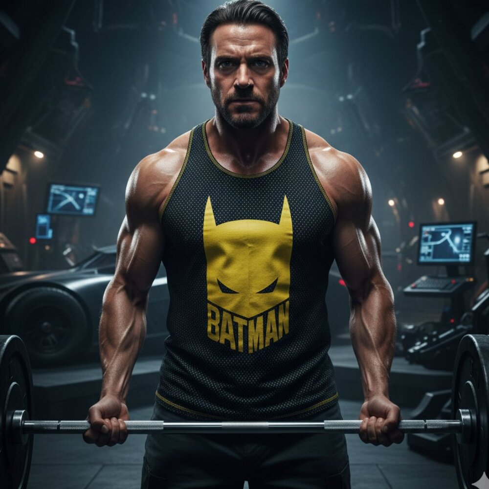 🦇 Batman Graphic Racerback Tank Top 3XL 🦇